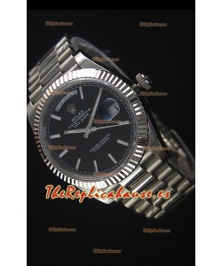 Rolex Day-Date Reloj Replica Acero Inoxidable 40MM Movimiento Suizo 2836-2