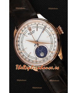 Rolex Cellini Moonphase Rose Gold REF# 50535 Reloj Réplica Suizo