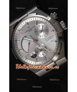Vacheron Constantin Overseas Dual Time Steel White Dial Reloj Réplica Suizo