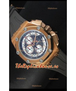 Audemars Piguet Royal Oak Offshore Michael Schumacher Reloj en Oro Rosado con Movimiento de Cuarzo