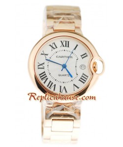 Ballon Blue De Cartier Oro Rosa Reloj