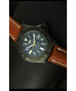Breitling Seawolf Reloj Suizo con Revestimiento PVD - Marcadores Arábigos