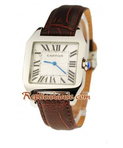 Cartier Santos 100 Dama Reloj Réplica