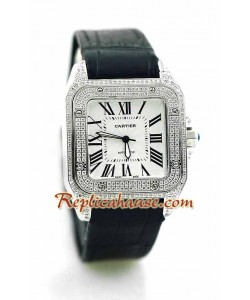 Cartier Santos 100 Reloj Suizo