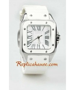 Cartier Santos 100 Suizo Dama Reloj Réplica