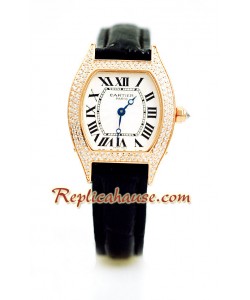 Cartier Tortue Reloj para Dama Suizo de imitación