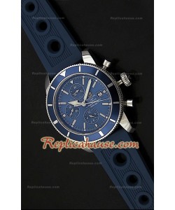 Breitleng Steelfish SuperOcean Heritage Reloj Suizo en Azul 