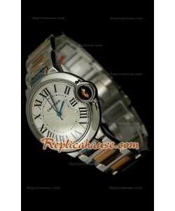 Ballon De Cartier Reproducción Reloj Suizo - Reloj Mediano Tonos - 38MM