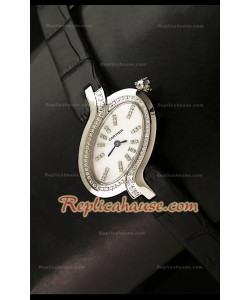 Delices De Cartier Réplica Reloj Señoras con Esfera Blanca
