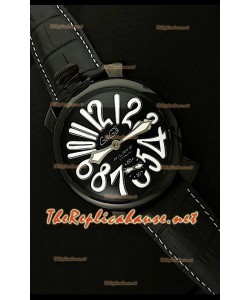 GaGa Milano Reloj manual en carcasa de PVD - 48MM 