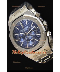 Audemars Piguet Royal Oak Reloj Réplica Cronógrafo de Cuarzo Suizo Dial Azul - 41MM