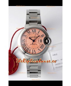 Ballon De Cartier Reloj Suizo Automático Calidad Espejo 1:1 33MM en Dial Champange