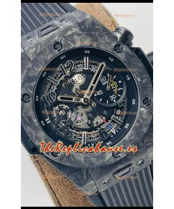 Hublot Big Bang Unico Carbono Negro Edición Las Vegas Boutique Reloj Réplica Suizo