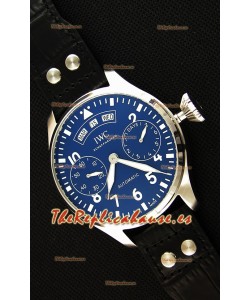 IWC Big Pilot Annual Calendar IW502702 Spitfire Reloj Suizo Réplica a Espejo 1:1 Dial Azul