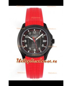 Patek Philippe Aquanaut 5167 Black Venom Edition Reloj Réplica a Espejo 1:1 - Correa Roja