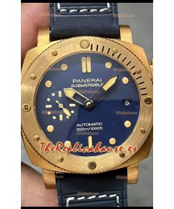 Panerai Submersible PAM01074 Edición Blue Abisso Reloj Réplica Espejo 1:1 Dial Azul 42MM