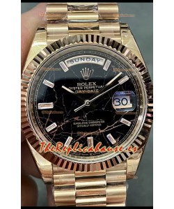 Rolex Day Date Presidential Reloj Oro Rosado 18K 40MM - Dial Eisenkiesel Calidad Espejo 1:1