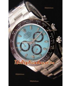 Rolex Cosmograph Daytona 116506 Dial ICE BLUE Movimiento Original Cal.4130 Último Reloj de Acero 904L