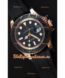 Rolex Yachtmaster 116655 Reloj de Acero 904L a Espejo 1:1 Movimiento Suizo Cal.3135 Everose 40MM