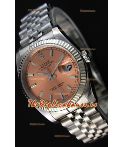 Rolex Datejust Reloj Réplica Japonés - Dial Champange en 36MM con correa Jubilee