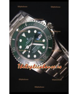 Rolex Submariner HULK Reloj Réplica Japonés - Bisel Cerámica Dial/Bisel en Verde