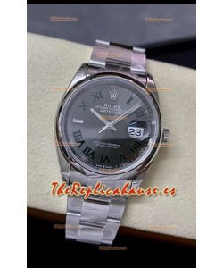 Rolex Datejust "Wimbledon" Movimiento Cal.3235 Reloj Suizo - Acero 904L Ultimate 36MM