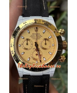 Rolex Cosmograph Daytona DiW Golden Essence Reloj Fibra de Carbono Movimiento Cal.4130