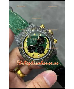 Rolex Cosmograph Daytona Edición DiW Reloj Fibra de Carbono - Movimiento Cal.4130