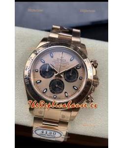 Rolex Cosmograph Daytona M116505-0009 Oro Rosado Movimiento Original Cal.4130 - Reloj Acero 904L