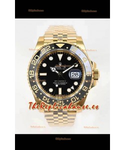 Rolex GMT Masters II M126718GRNR Movimiento Cal.3285 Réplica Suiza - Reloj Ultimate Acero 904L