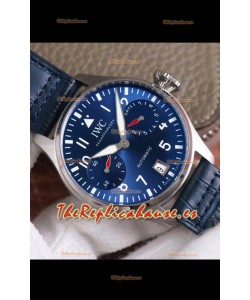 IWC Big Pilot Edición Power Reserve Reloj Réplica Suizo en Dial Azul Calidad a Espejo 1:1