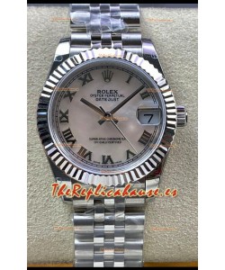 Rolex Datejust 178384 31MM Reloj Réplica Suizo en Acero 904L Dial Perla - Réplica a Espejo 1:1
