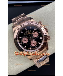 Rolex Daytona 116505 Oro Rosado Movimiento Original Cal.4130 - Reloj Acero 904L a Espejo 1:1