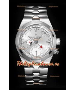 Vacheron Constantin Overseas Dual Time Reloj Réplica Suizo a Espejo 1:1 Dial en Acero