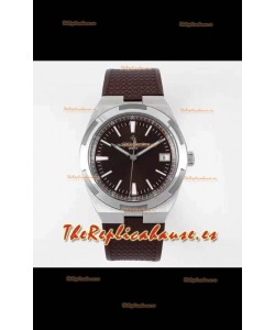 Vacheron Constantin Overseas Reloj Réplica Suizo a Espejo 1:1 Correa Marrón