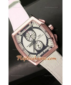 Reloj Japonés de Oro Rosa IWC Da Venci Kurt Klaus Edición Limitada