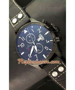 IWC Big Pilot Complications Reproducción Japonesa del Reloj en PVD - 47MM