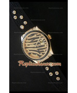 Rolex Datejust Reproducción Reloj Suizo en Oro Amarillo
