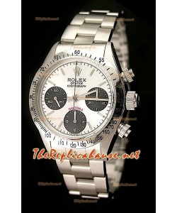 Rolex Cosmógrafo Daytona Ventage 6265 Reloj Suizo con Esfera Blanca