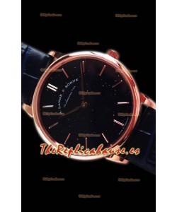 A.Lange Sohne Saxonia Thin Reloj Réplica Suizo Oro Rosado