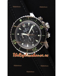 Blancpain Blancpain Fifty Fathoms Chronograph Flyback Negro Reloj Réplica a Espejo 1:1