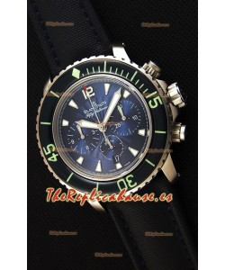 Blancpain Blancpain Fifty Fathoms Chronograph Flyback Azul Reloj Réplica a Espejo 1:1