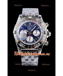 Breitling Chronomat B01 Dial Azul Reloj Suizo de Acero 904L Reloj Réplica a Espejo 1:1