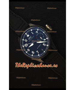 IWC Big Pilot's Top Gun Watch - Reloj Replica Suizo a Espejo 1:1 Versión Actuaizada al 2017 REF# IW502001