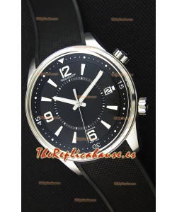 Jaeger-LeCoultre Polaris Reloj Réplica a espejo 1:1 Dial Negro con Correa de Nylon