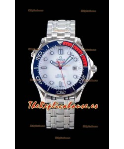 Omega Seamaster Diver 300M 007 Commander's Edition Reloj Réplica Suizo a Espejo 1:1 Acero 904L