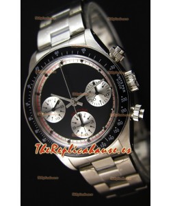 Rolex Daytona Paul Newman Blacked out Reloj Réplica Suizo- Reloj de Acero 904L